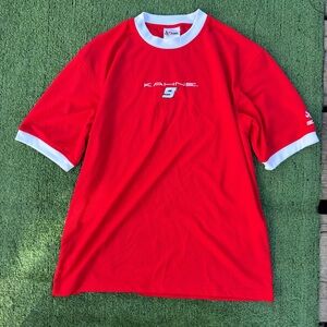 Kasey Kahne #9 NASCAR Racing Red Jersey with White Accents, size large
